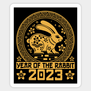 Year of the rabbit 2023 chinese new year Magnet